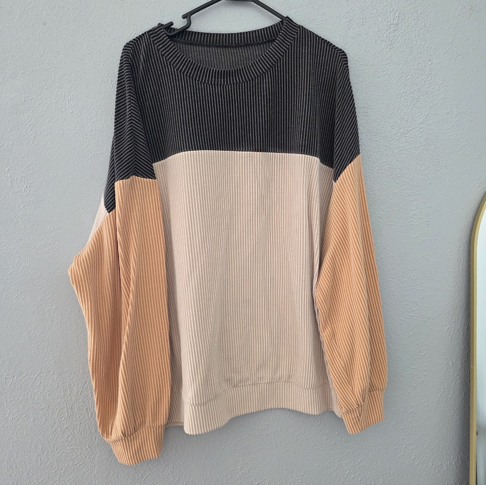 Colorblock Women's 2 Piece Long Sleeve Set